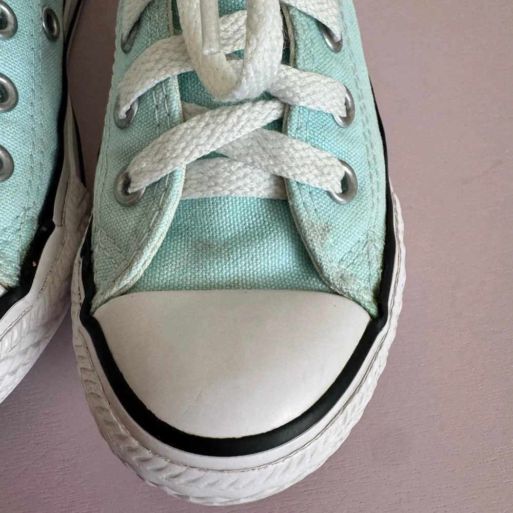 Converse Teal Sneakers Toddler size 11
